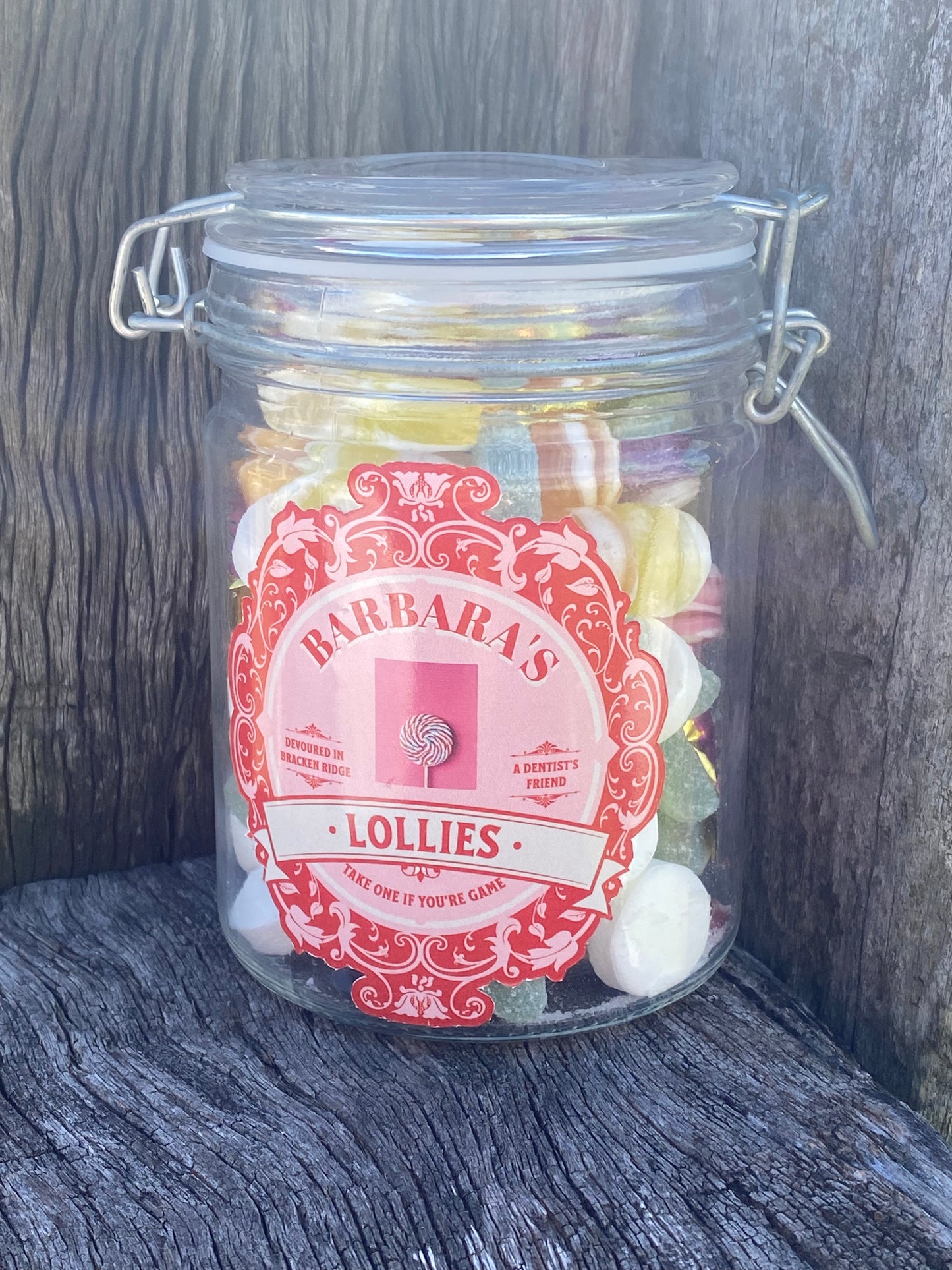 Customisable Lolly Jar Sticker